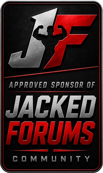 Vertical Approved Sponsor of Jacked Forums badge, 350 by 588 pixels